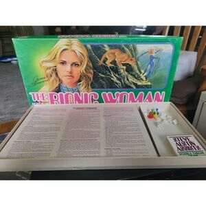Vintage The Bionic Woman Board Game 1976 Parker Brothers COMPLETE EUC
